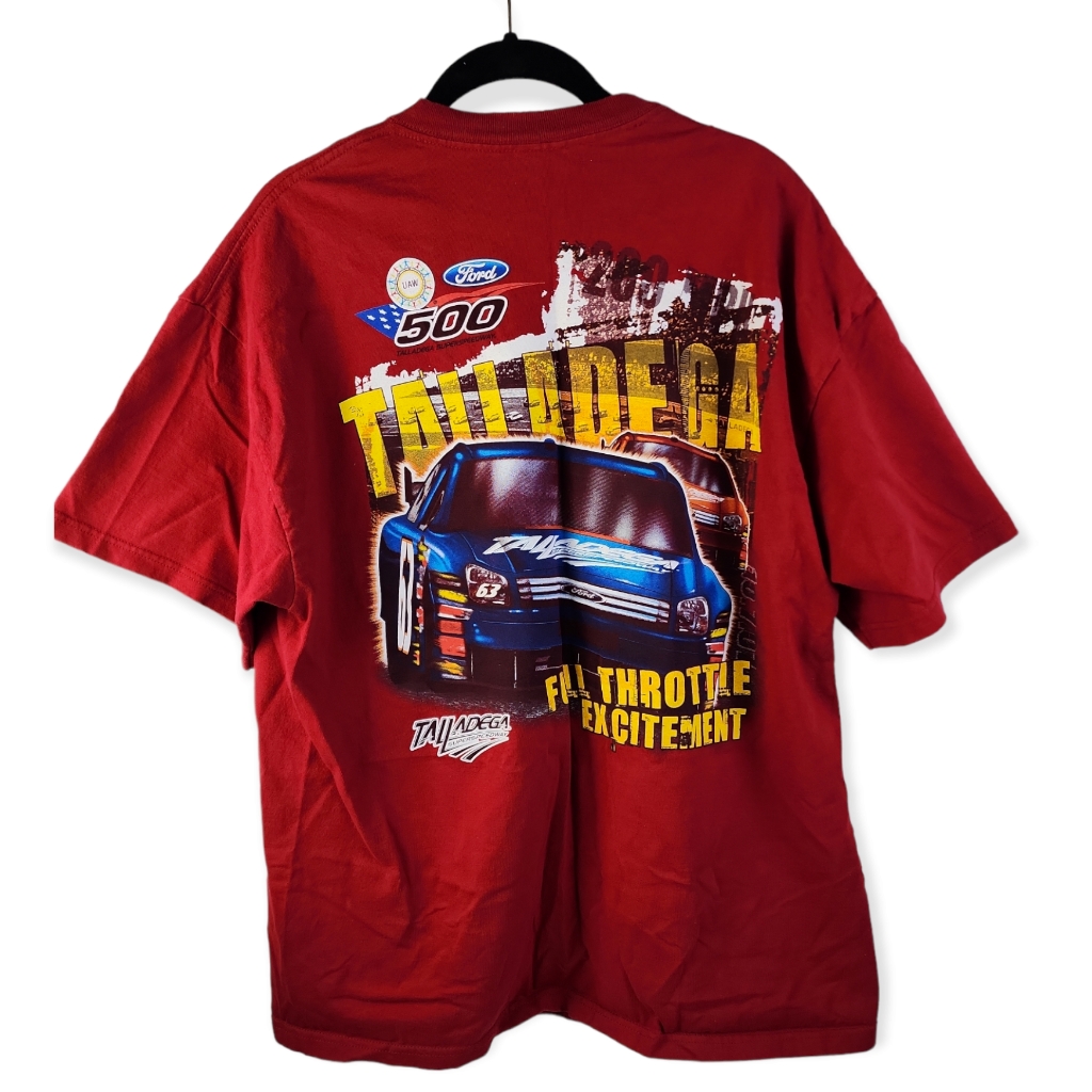 Delta Talladega 500 Nascar Tshirt Mens Size Xl Double Sided Red
